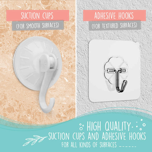 Comfylife Baby Bath Toy Organizer - Bath Toy Storage for Shower - Bathtub Toy Organizer includes Foam Bath Toys (Numbers & Letters & Squirty Toys)...